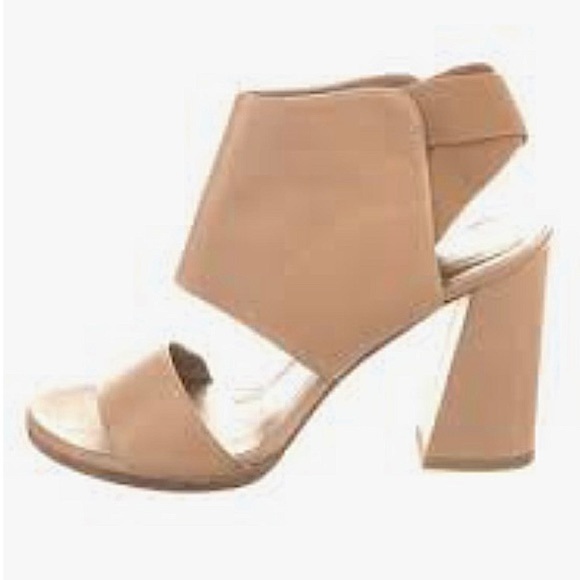Stuart Weitzman INPOWER Pecan Comfy Calf Leather Sandal sz 8.5 Rare - Picture 2 of 10